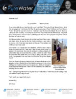 John Hays Prayer Letter: God Is Working Through Hays Pure Water
