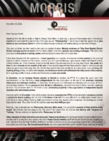 Peter and Melody Morris Prayer Letter: We Are Truly Thankful