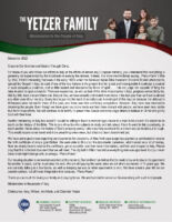 Christopher and Amy Yetzer Prayer Letter: "Piano, Piano"