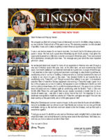 Garry and Mindy Tingson Prayer Letter: An Exciting New Year!