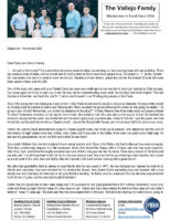 Juan and Amy Vallejo Prayer Letter:  ". . . For Such a Time as This?"