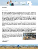 Caleb and Emily Christiansen Prayer Letter: One Year on the Field!