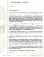 Corey and Elizabeth McDonald Prayer Letter: A Year in Review