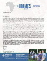 Mark and Sabrina Holmes Prayer Letter: Successful Programs for Both Churches