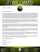 Chris and Irene Williams Prayer Letter: Fires of Evangelism Conference