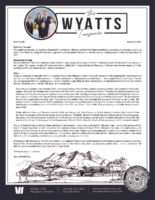 Jerry and Rachel Wyatt III Prayer Letter: Back Home Again
