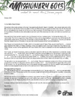 Missionary #6013 Prayer Letter: Our Survey Trip to Taiwan