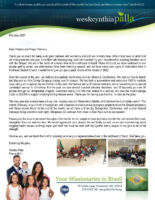 Wes and Cynthia Palla Prayer Letter: What a Wonderful Year God Gave Us!