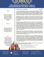 Brandon and Ali Heselschwerdt Prayer Letter: New Year and New Beginnings