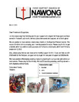 Eddie and Sindy Arold Prayer Letter: Brand-New Church Started on the Border!