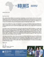 Mark and Sabrina Holmes Prayer Letter: Record Bible College Enrollment