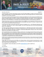 Paul and Jolie Sock Prayer Letter: Heavy Hearts and Many Tears