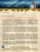 Andrew and Denise Long Prayer Letter: From Meditation to Salvation!