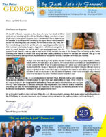 Brian and Liesl George Prayer Letter:  Getting Ready to Return to the Field