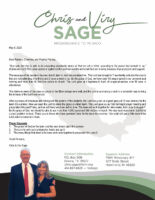 Chris and Viry Sage Prayer Letter: New Church Plant in Jaral
