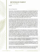 Corey and Elizabeth McDonald Prayer Letter: Making Improvements in Our Church