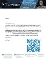Hays Pure Water Prayer Letter: The Grace of God on the Ministry