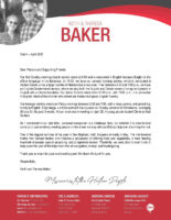 Keith and Theresa Baker Prayer Letter: Winning the Lost