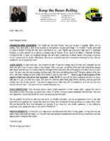 Warren and Jary Lynn Storm Prayer Letter: Blessings!