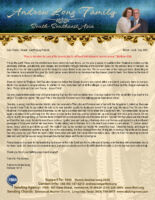 Andrew and Denise Long Prayer Letter: Carrying the Gospel to Every District in Our Province