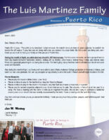 Luis and Carolina Martinez Prayer Letter: Celebrating Our Church's 38th Anniversary!