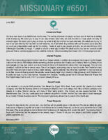 Missionary #6501 Prayer Letter: Answers to Prayer