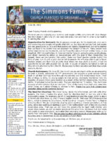 Tim and Christa Simmons Prayer Letter: The Need for Churches