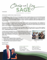 Chris and Viry Sage Prayer Letter: Off to a Great Start!