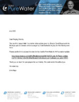Hays Pure Water Prayer Letter and Video Update