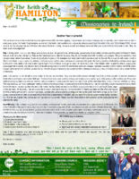 Keith and Kelly Hamilton Prayer Letter: Another Year in Limerick