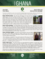 Team Ghana National Pastor Spotlight: Found - Bible, Salvation, and a Good Church