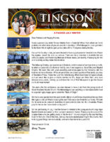 Garry and Mindy Tingson Prayer Letter: A Packed July Winter