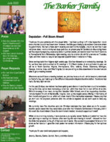 Jeremy and Sandra Barker Prayer Letter: Deputation--Full Steam Ahead!