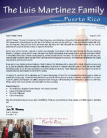Luis and Carolina Martinez Prayer Letter: I Have Chose You . . . to Bring Forth Fruit