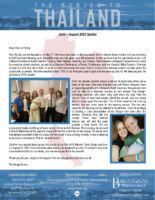 Matt and Katie Belle Bosje Prayer Letter: Unique Windows of Opportunity