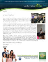 Wes and Cynthia Palla Prayer Letter: Biblical Truth Bringing in New Families
