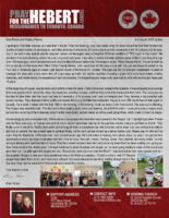 Brian and Liz Hebert Prayer Letter: Summer of Serving