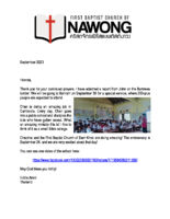 Eddie and Sindy Arold Prayer Letter: Rainy Season in the Golden Triangle