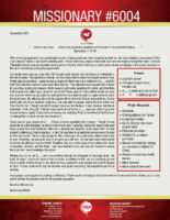 Missionary #6004 Prayer Letter: God's Amazing and Limitless Power!