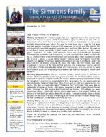 Tim and Christa Simmons Prayer Letter:  Working Toward Starting a Church