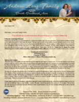 Andrew and Denise Long Prayer Letter: Starting a New Chapter