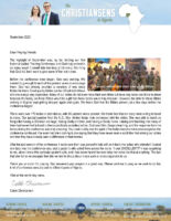 Caleb and Emily Christiansen Prayer Letter:  National Ladies' Training Conference