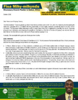 Fisa Mihy-Mihyndu Prayer Letter: Independent Fundamental Baptist Bible Institute First Graduation Ceremony
