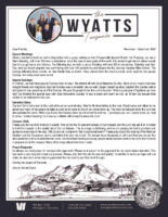 Jerry and Rachel Wyatt III Prayer Letter: Special Sundays