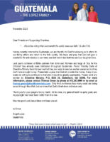 Angel and Noemi Lopez Prayer Letter: John & Romans and "Joy for the Children"