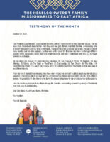 Brandon and Ali Heselschwerdt Prayer Letter: Medical Missions Trip to Kumasi, Ghana
