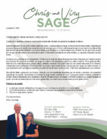Chris and Viry Sage Prayer Letter:  Starting a Church in a Very Remote Area