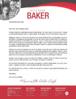 Keith and Theresa Baker Prayer Letter:  Second Christmas Here!