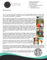 Montana and Kellie Morrow Prayer Letter: Memories made