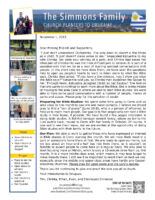 Tim and Christa Simmons Prayer Letter: Preparing for Bible Studies